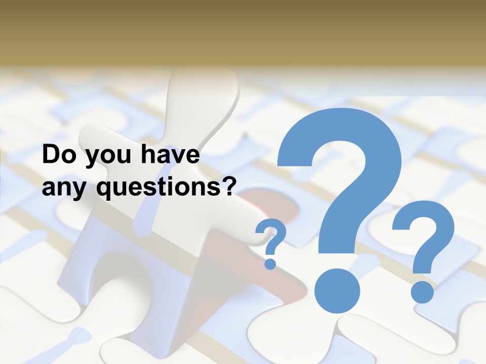 Solution Togetherness Puzzle PowerPoint Template