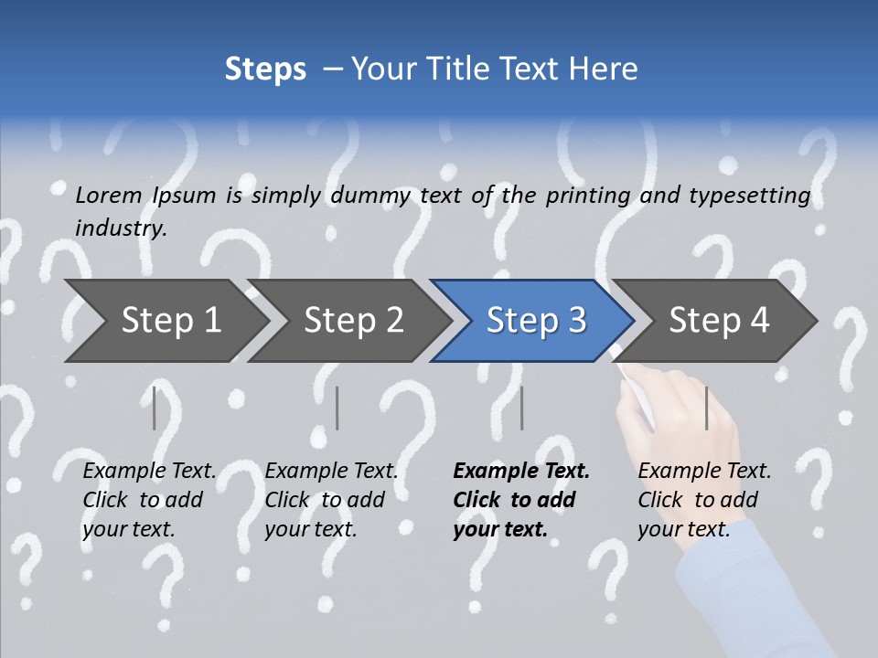 Character Education Text PowerPoint Template