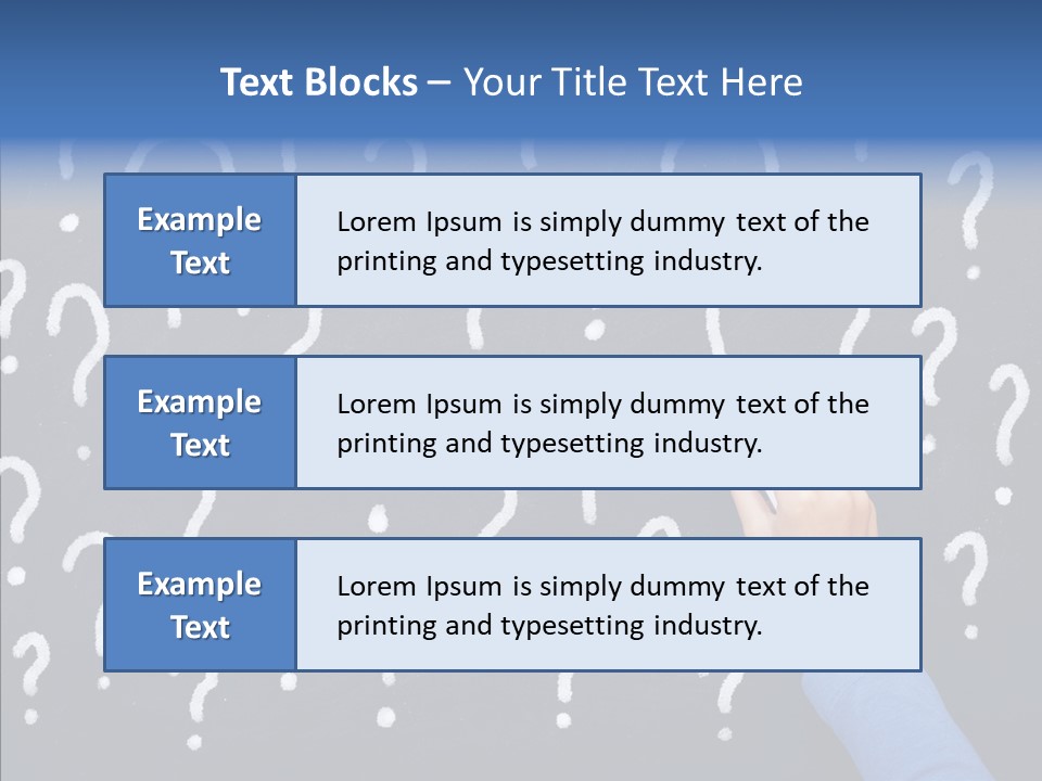 Character Education Text PowerPoint Template