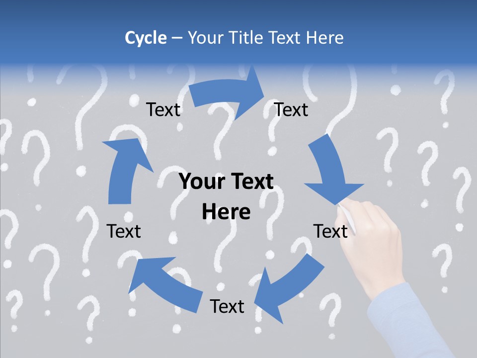 Character Education Text PowerPoint Template