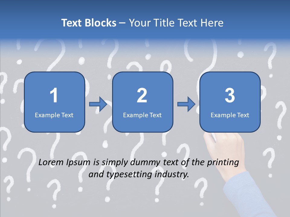 Character Education Text PowerPoint Template