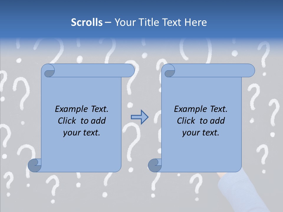 Character Education Text PowerPoint Template