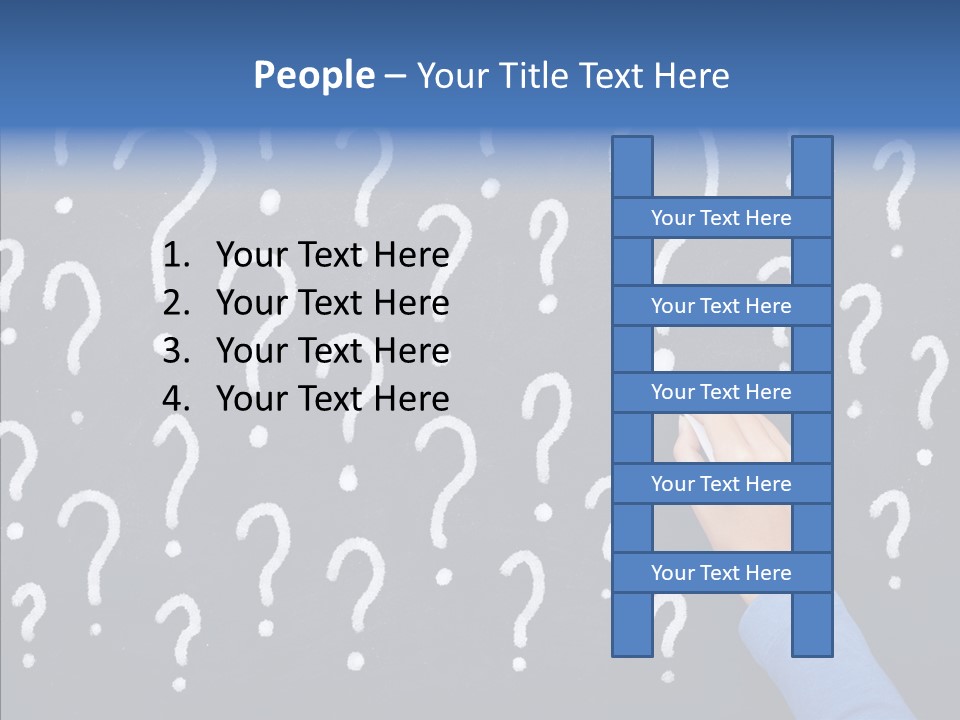 Character Education Text PowerPoint Template