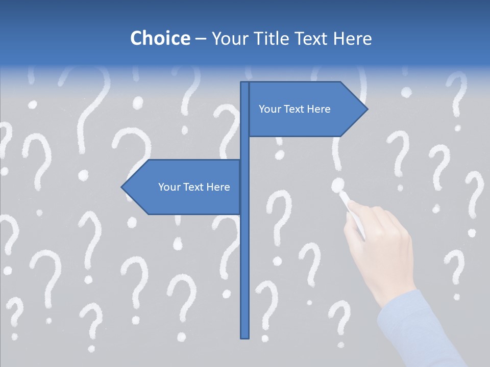 Character Education Text PowerPoint Template