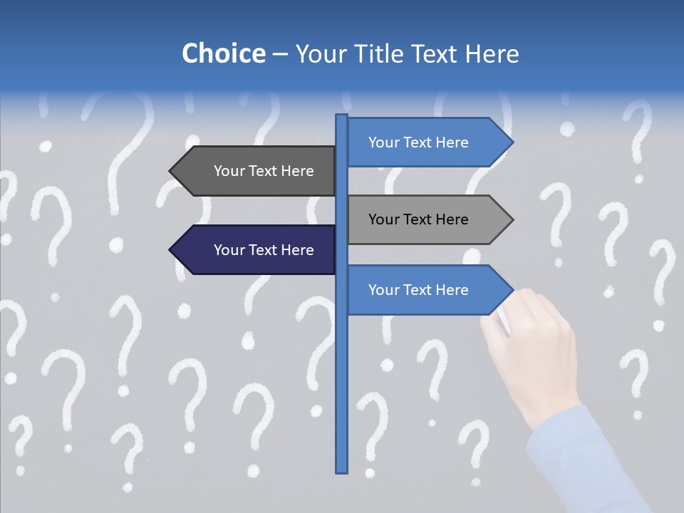 Character Education Text PowerPoint Template