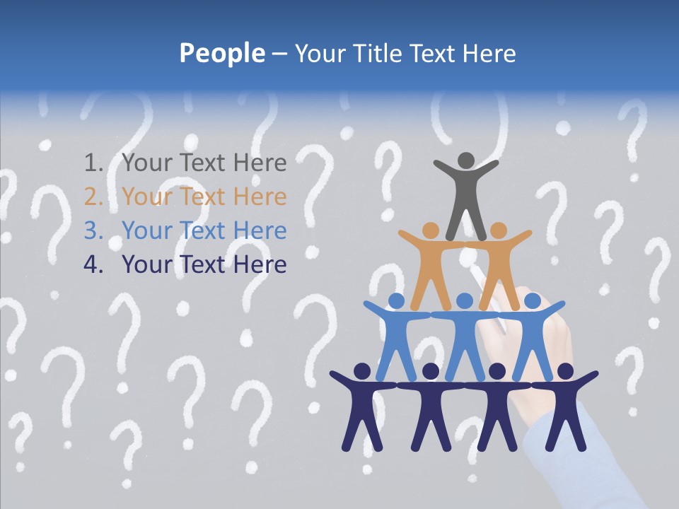 Character Education Text PowerPoint Template