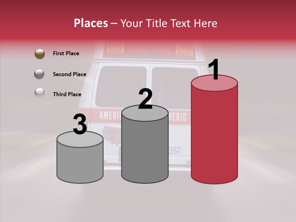 Safety Injured Ambulance PowerPoint Template