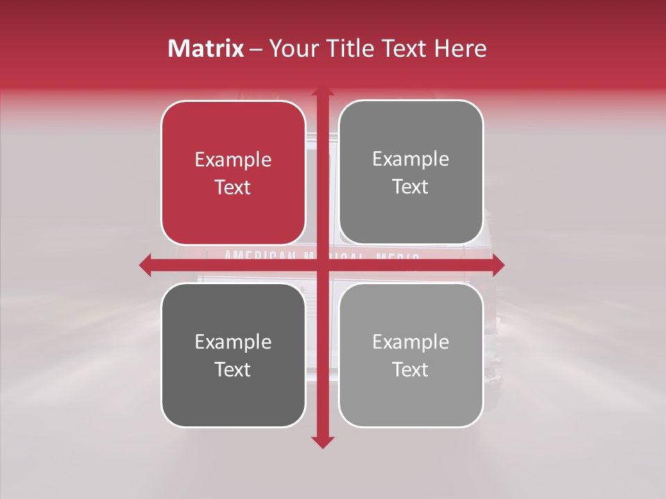 Safety Injured Ambulance PowerPoint Template