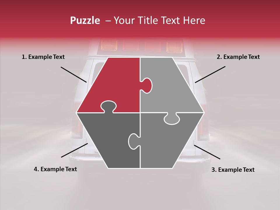 Safety Injured Ambulance PowerPoint Template