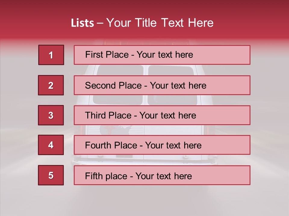 Safety Injured Ambulance PowerPoint Template
