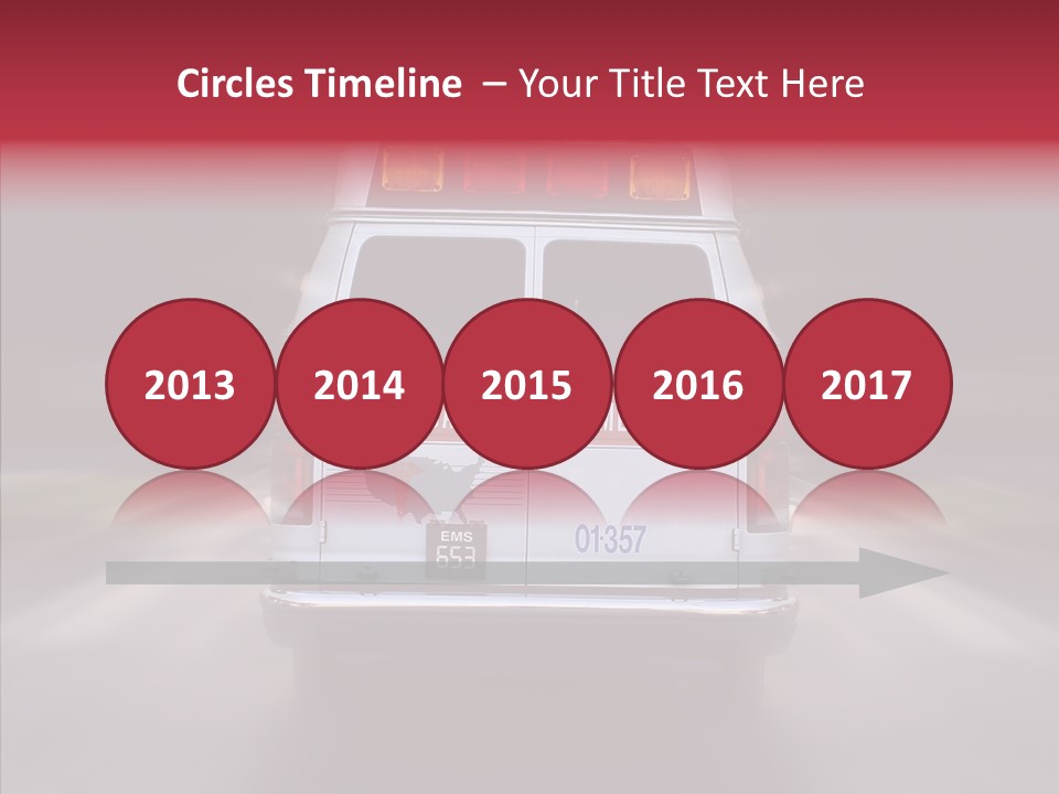 Safety Injured Ambulance PowerPoint Template