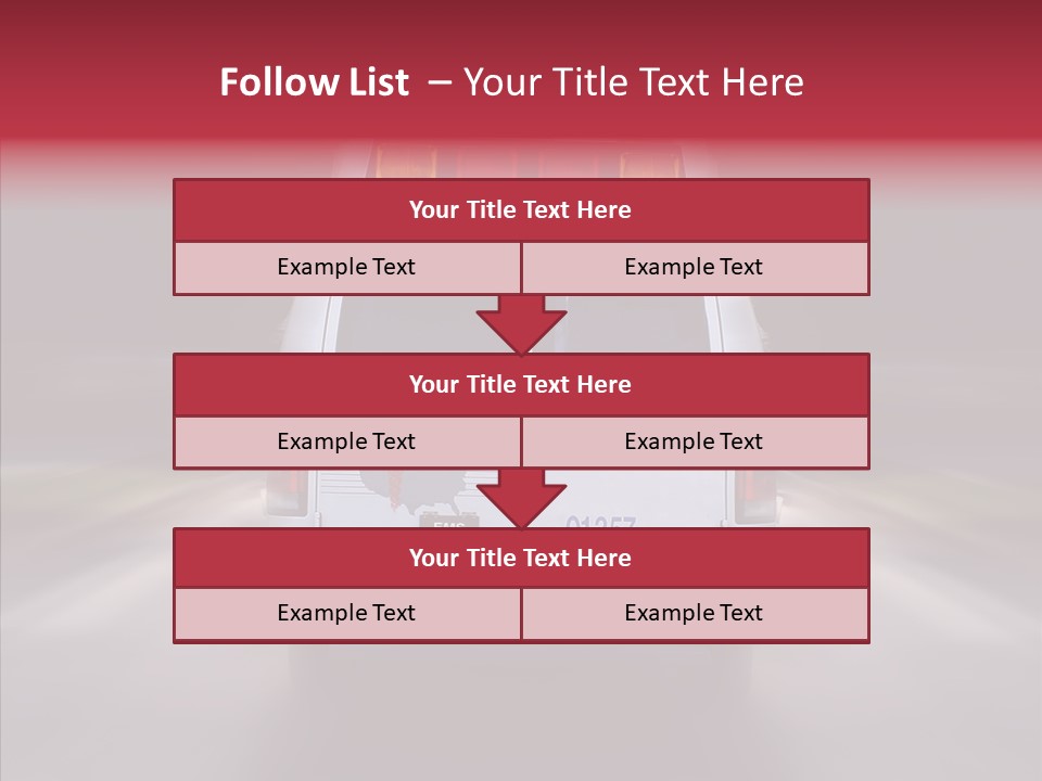 Safety Injured Ambulance PowerPoint Template