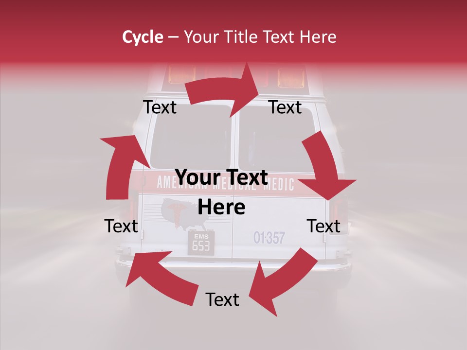 Safety Injured Ambulance PowerPoint Template