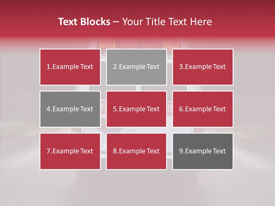 Safety Injured Ambulance PowerPoint Template
