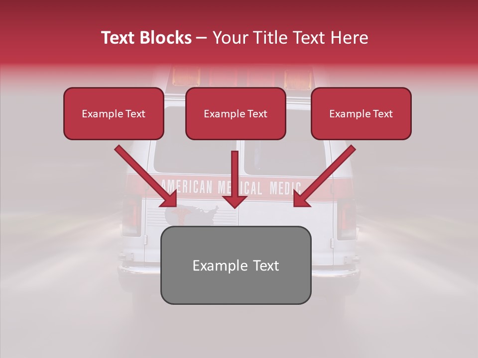 Safety Injured Ambulance PowerPoint Template