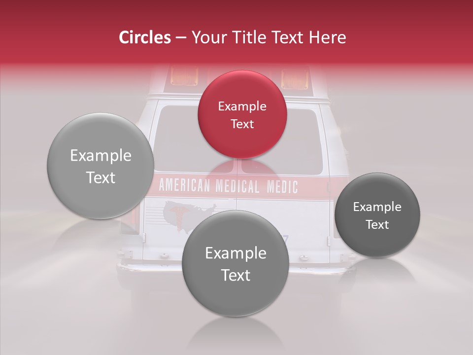 Safety Injured Ambulance PowerPoint Template