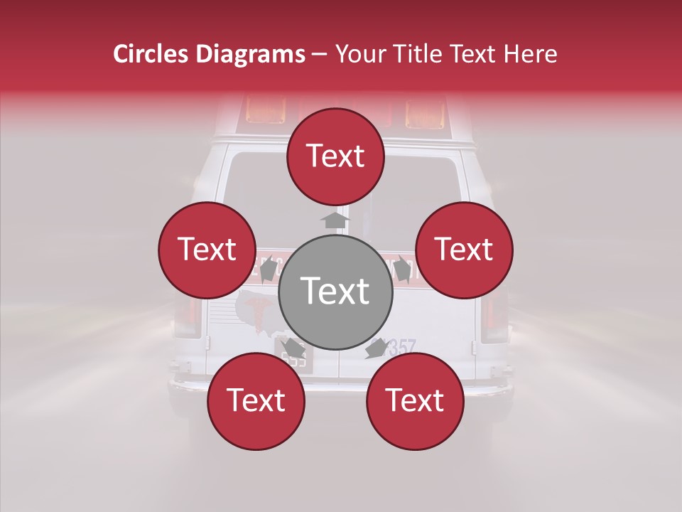 Safety Injured Ambulance PowerPoint Template
