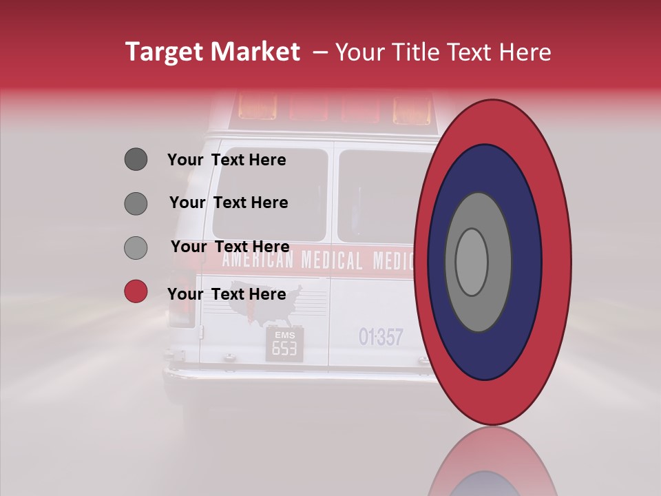Safety Injured Ambulance PowerPoint Template