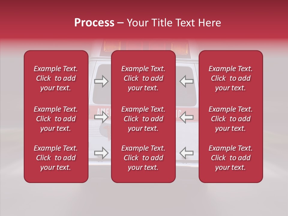 Safety Injured Ambulance PowerPoint Template
