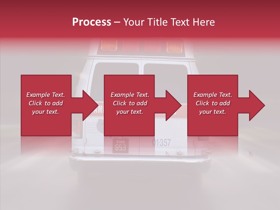 Safety Injured Ambulance PowerPoint Template