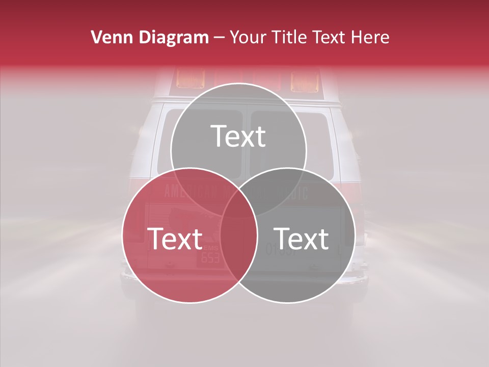 Safety Injured Ambulance PowerPoint Template