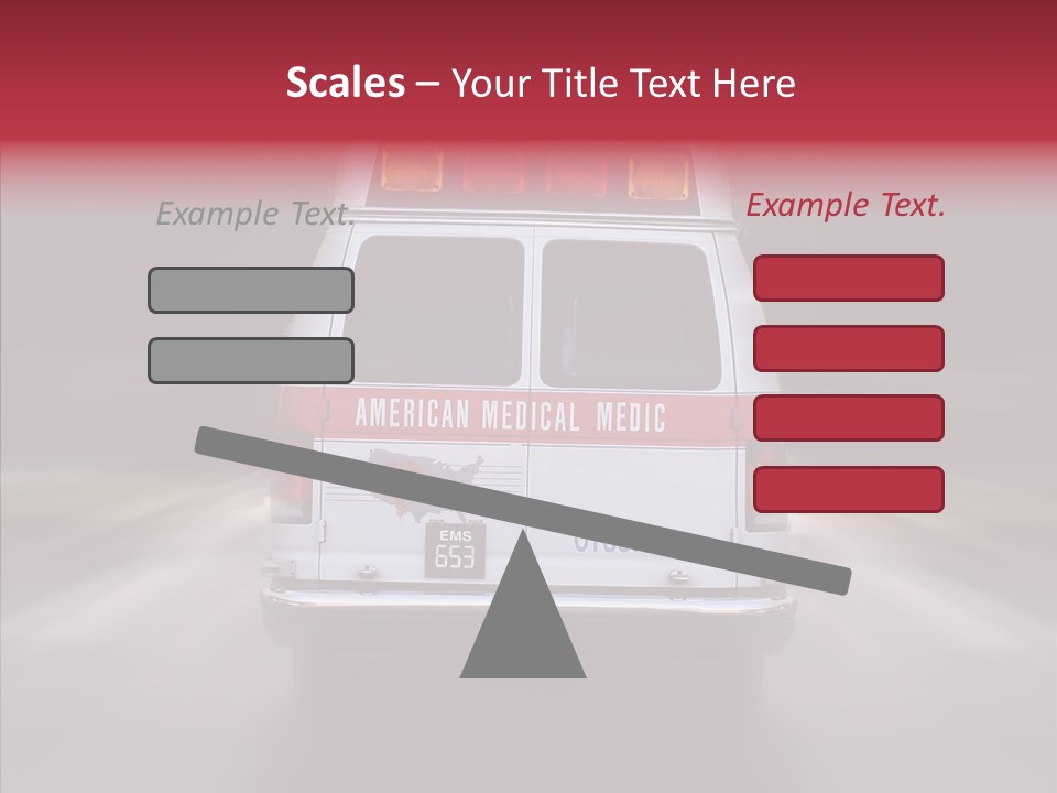 Safety Injured Ambulance PowerPoint Template