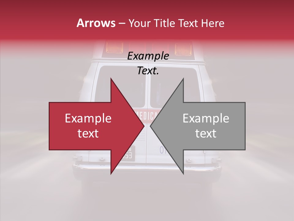 Safety Injured Ambulance PowerPoint Template