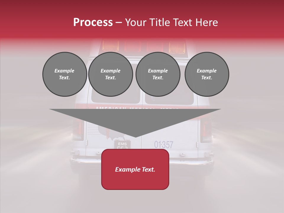 Safety Injured Ambulance PowerPoint Template
