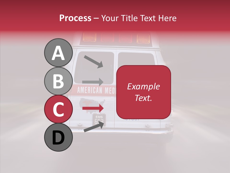 Safety Injured Ambulance PowerPoint Template