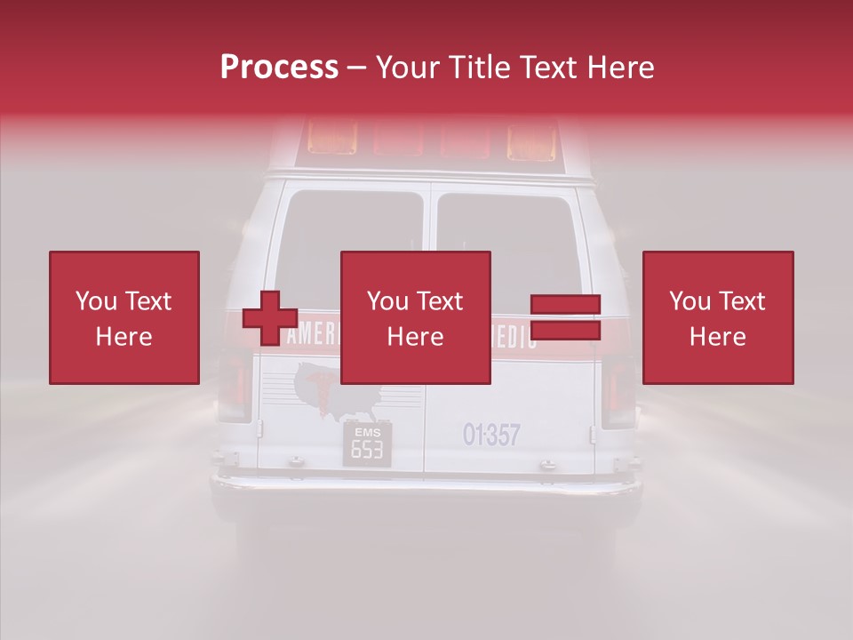 Safety Injured Ambulance PowerPoint Template