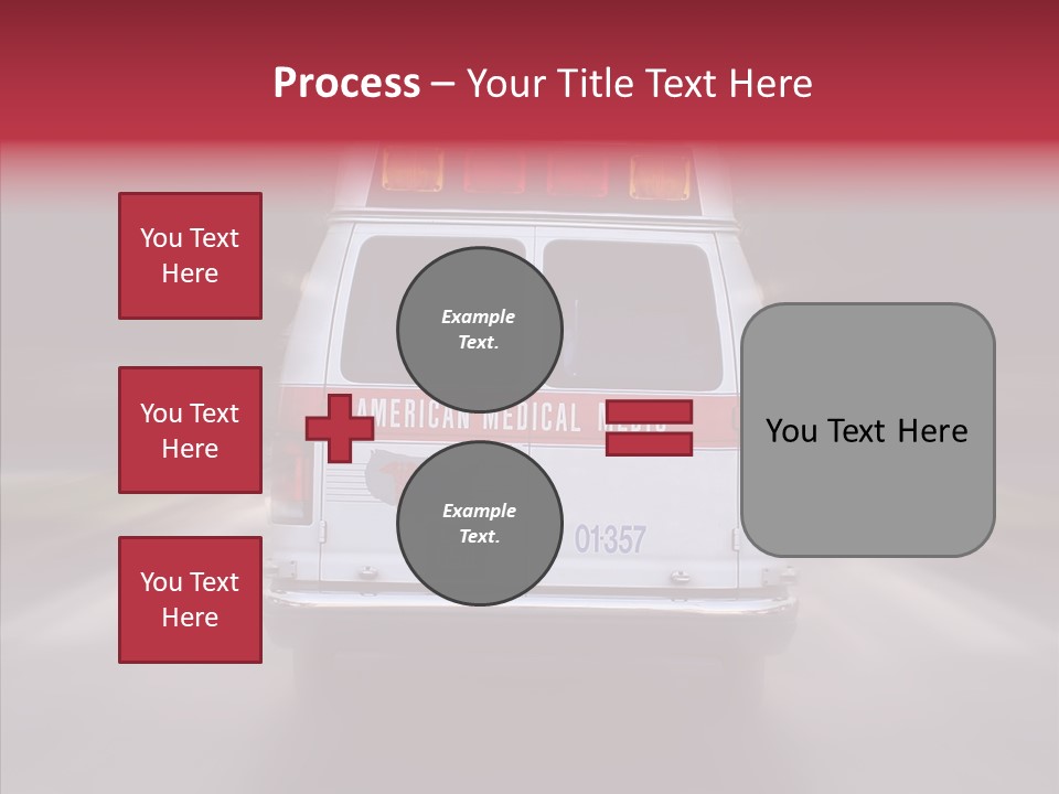 Safety Injured Ambulance PowerPoint Template