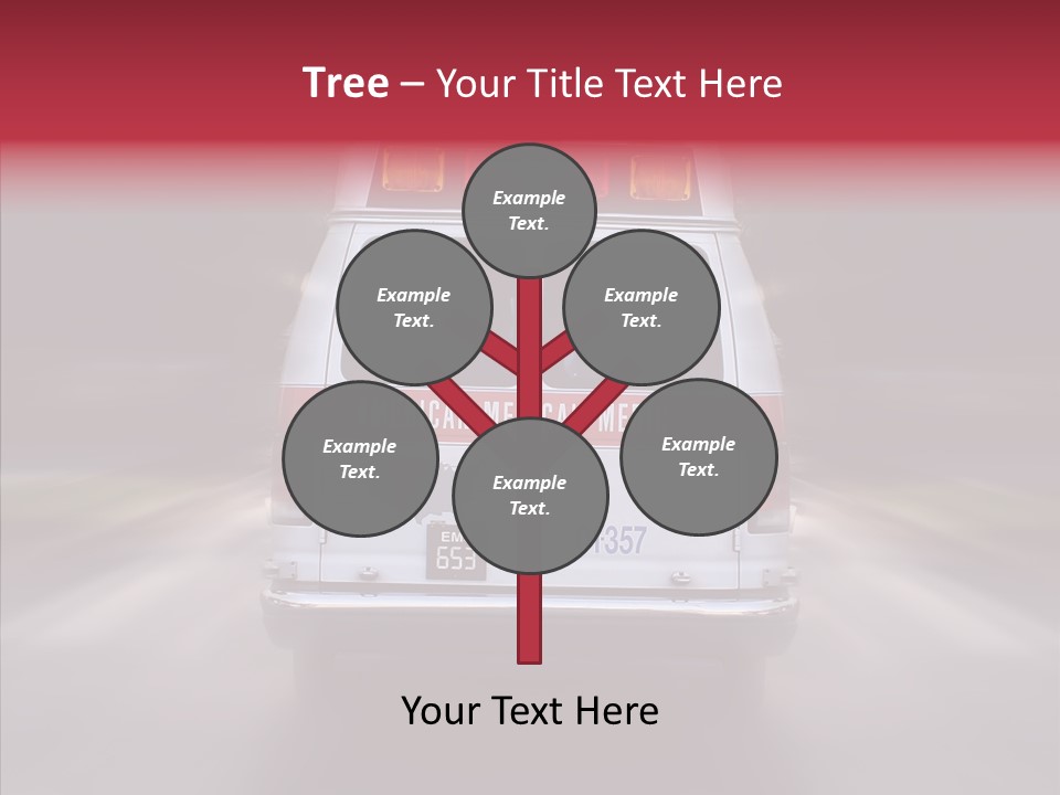 Safety Injured Ambulance PowerPoint Template