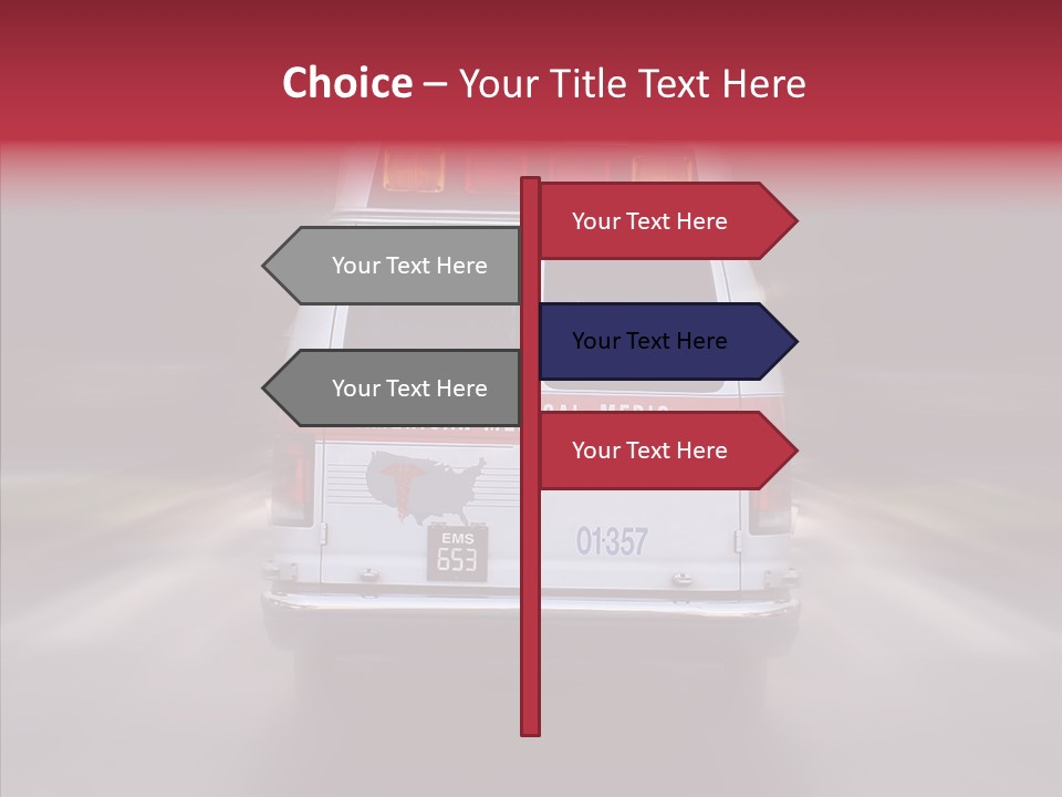 Safety Injured Ambulance PowerPoint Template