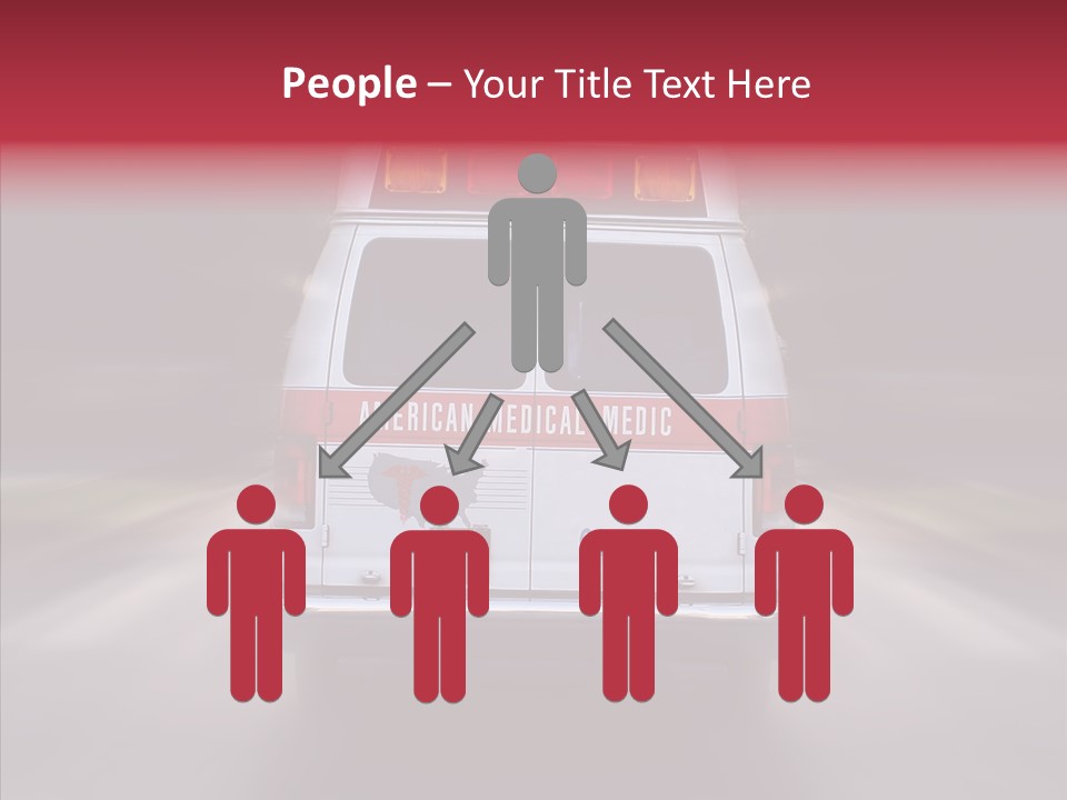 Safety Injured Ambulance PowerPoint Template