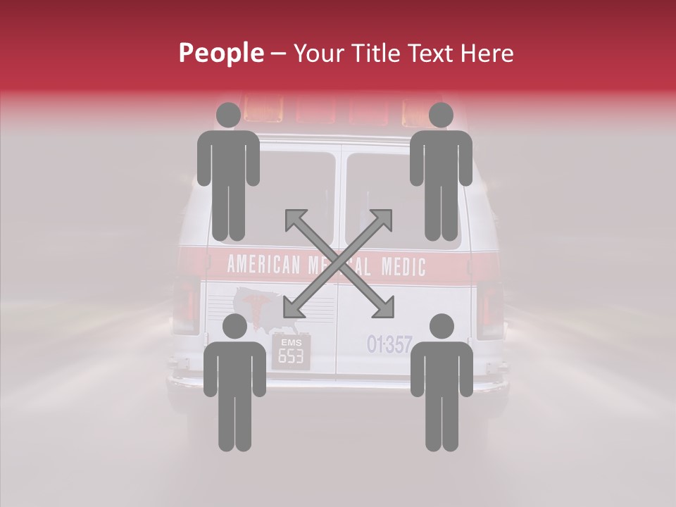 Safety Injured Ambulance PowerPoint Template