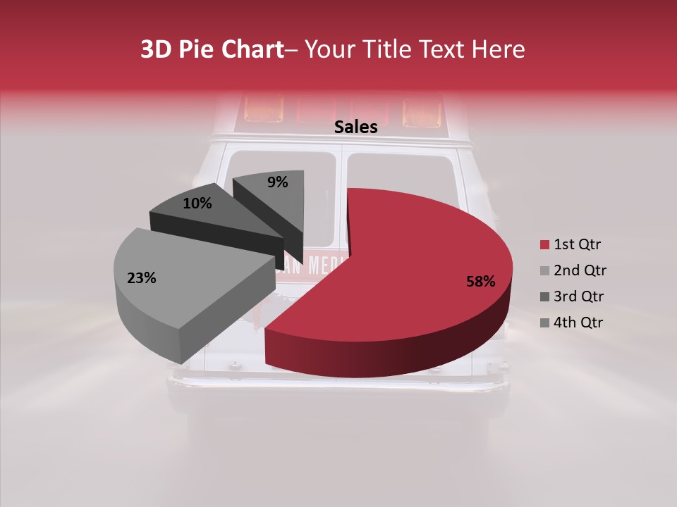 Safety Injured Ambulance PowerPoint Template