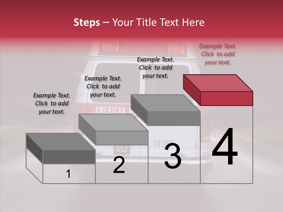 Safety Injured Ambulance PowerPoint Template