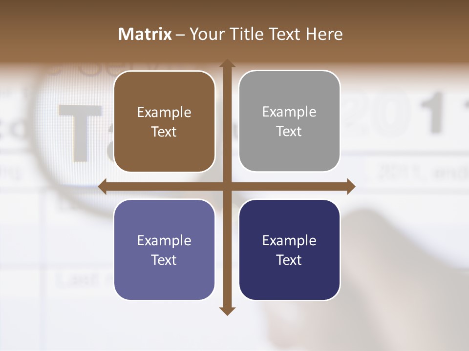 Handle Text Account PowerPoint Template
