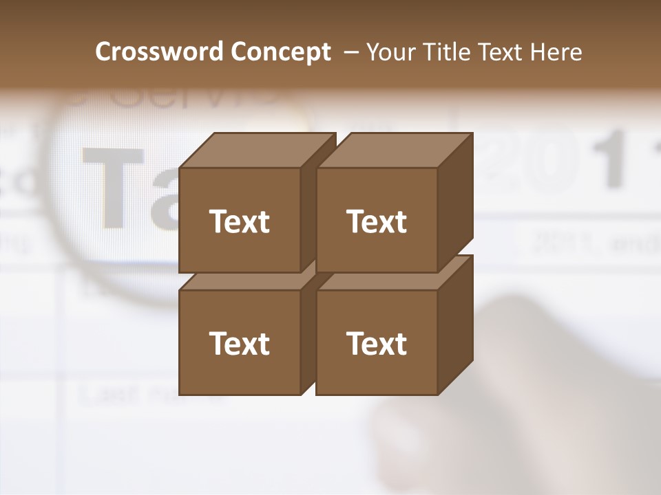 Handle Text Account PowerPoint Template