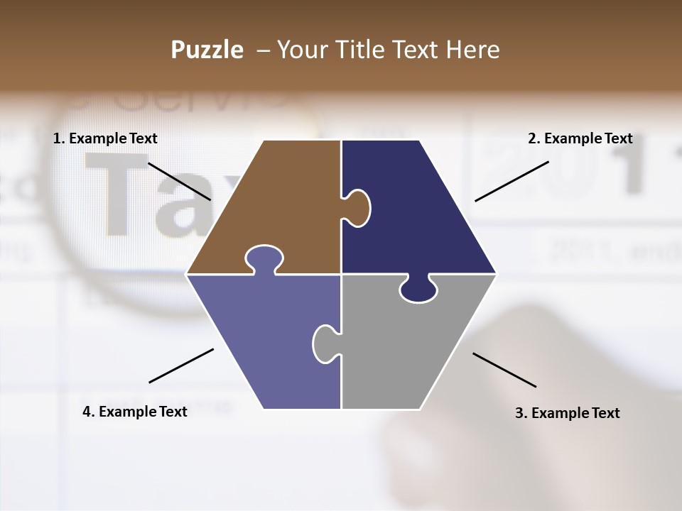 Handle Text Account PowerPoint Template