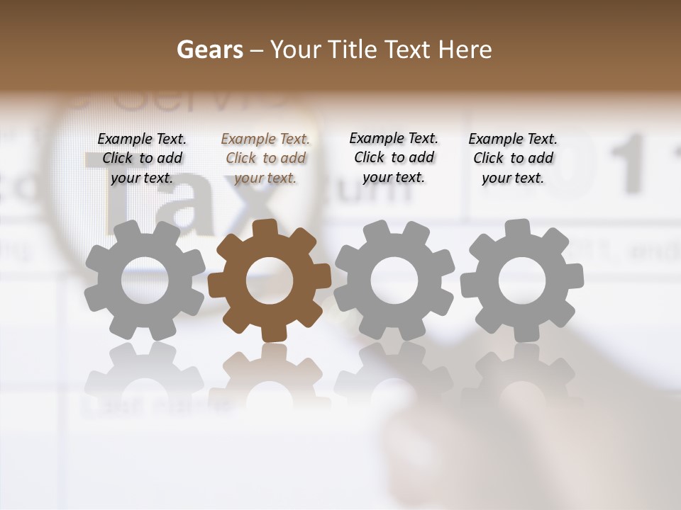 Handle Text Account PowerPoint Template