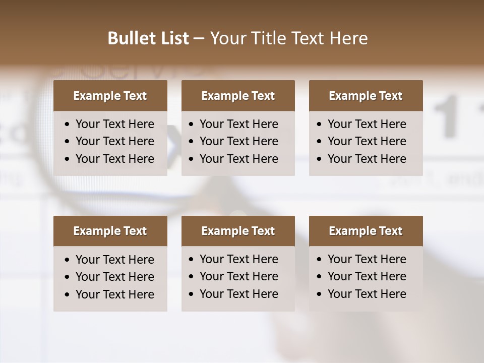 Handle Text Account PowerPoint Template