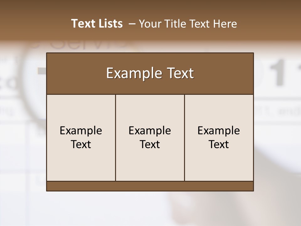 Handle Text Account PowerPoint Template