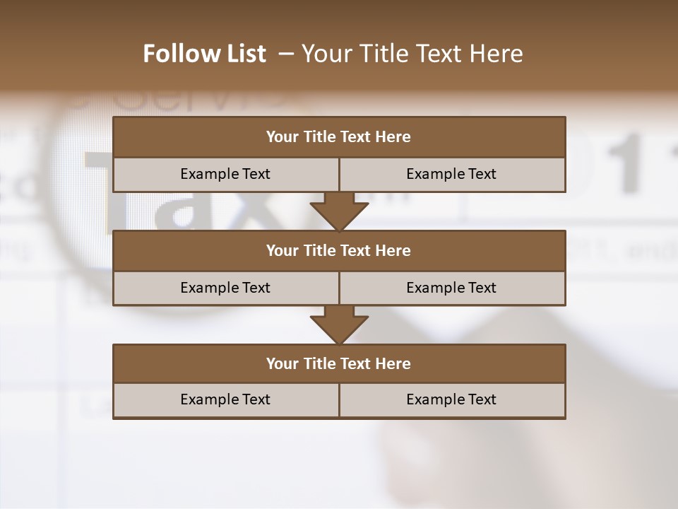 Handle Text Account PowerPoint Template