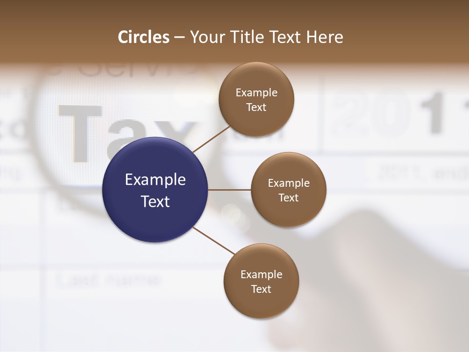 Handle Text Account PowerPoint Template