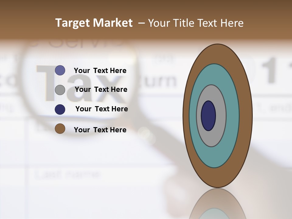 Handle Text Account PowerPoint Template