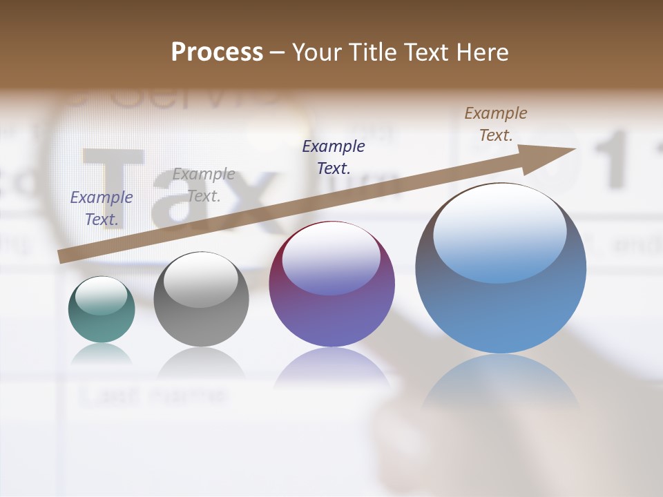 Handle Text Account PowerPoint Template