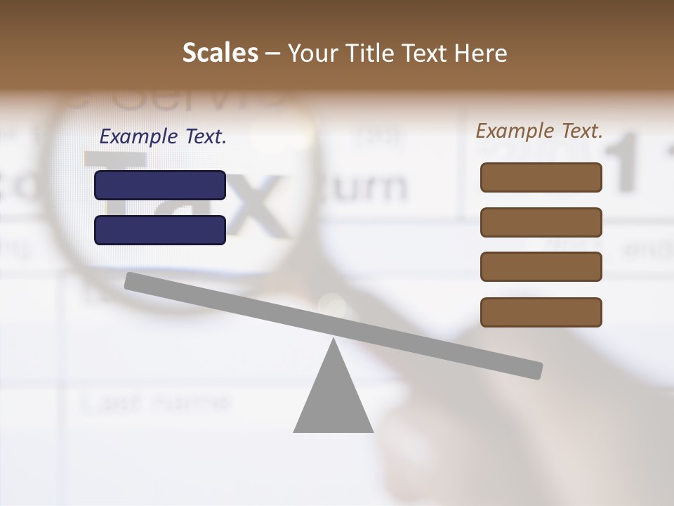 Handle Text Account PowerPoint Template