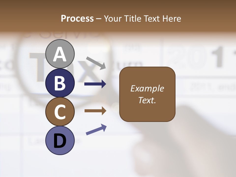 Handle Text Account PowerPoint Template