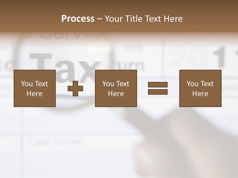 Handle Text Account PowerPoint Template